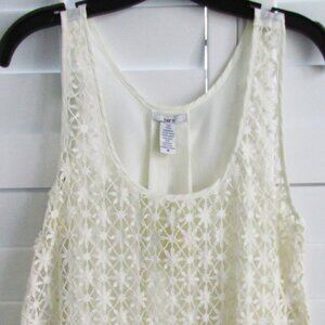 BAR 111 (NWT) Women's Crotched Lace Tank Top Size Medium